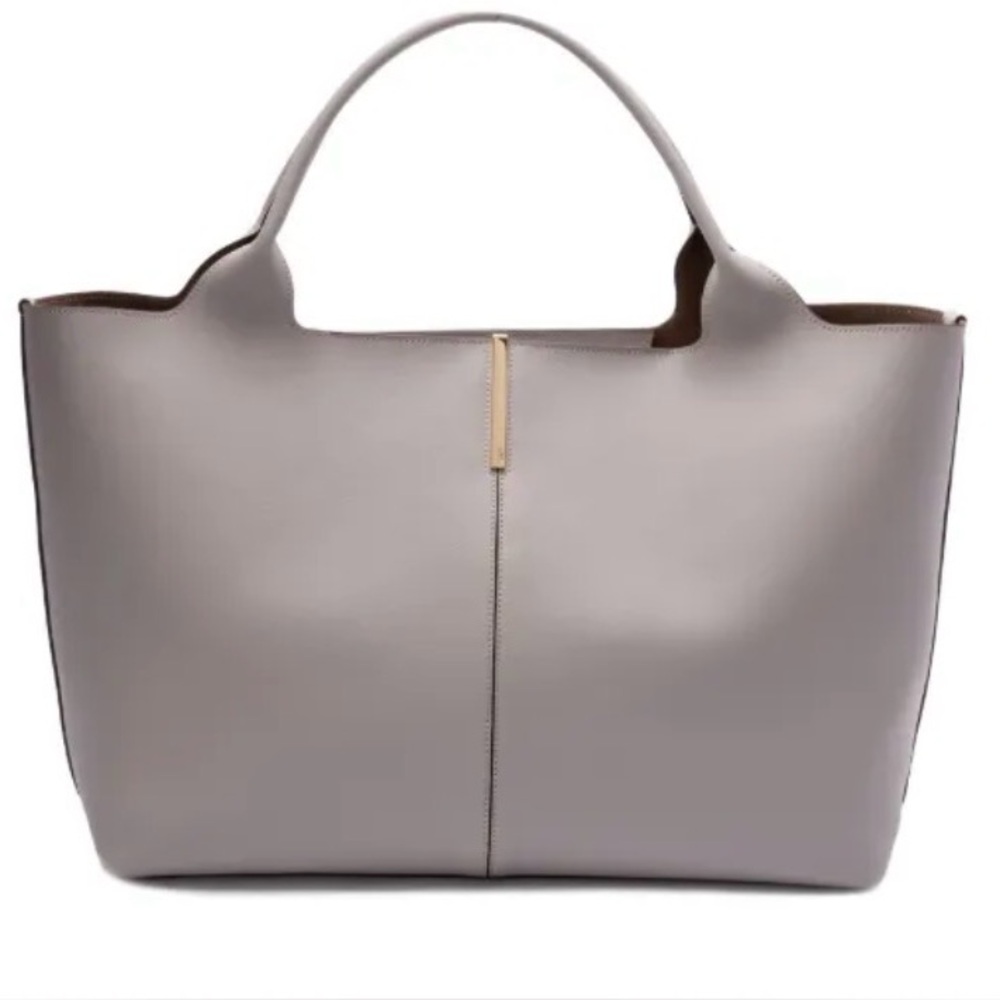 Tod's Elegant Gray Tote Bag